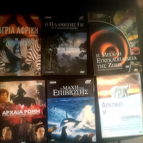 Documentary DVD collection, 20 discs, nature, history & science series