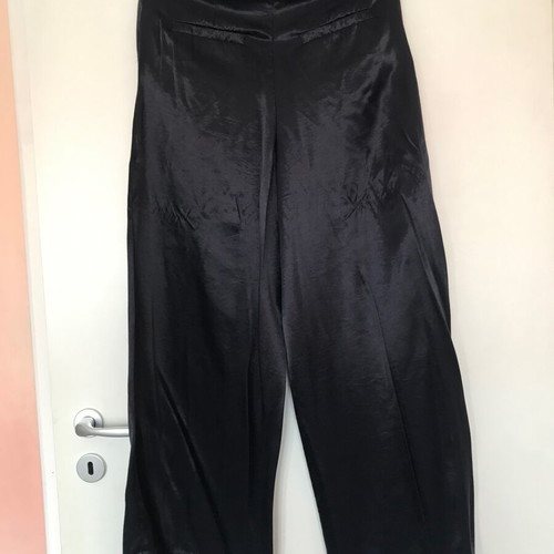 COS wide leg satin trousers like new, size XS/S, blue