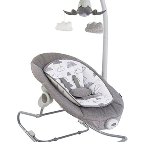 Kikka Boo Electric Baby Relax Clouds with Music and Vibration Grey up to 9kg