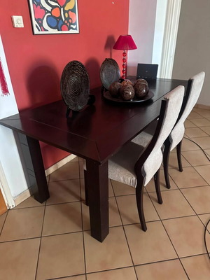 Dining set with 4 chairs