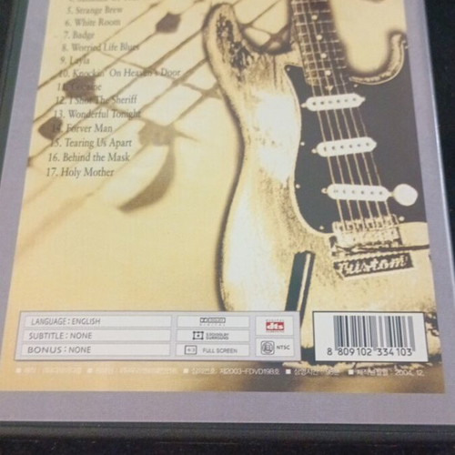 Eric Clapton The Cream Of Eric Clapton DVD like new, rock