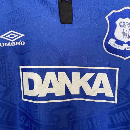 Everton 1995-96 jersey used, size Medium