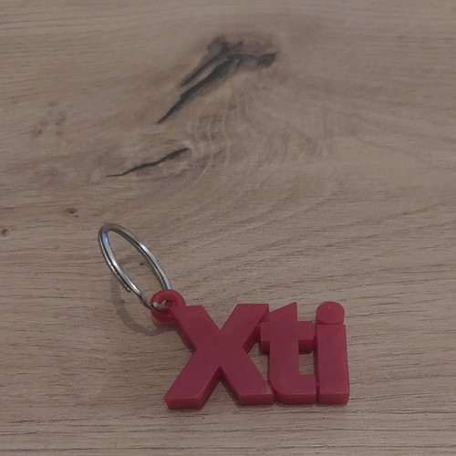 Xti keychain red new