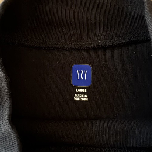 Yeezy Gap oversized T-shirt, size L, black