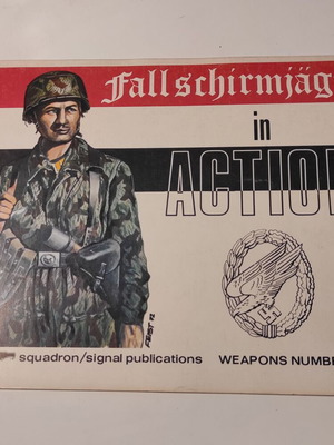 Fallschirmjäger in action book like new, 1973 Squadron/Signal edition