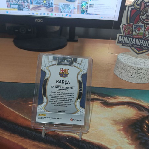 Tornike Shengelia 2025-26 Panini Select EuroLeague Courtside Dragon Scale Prizm card near mint