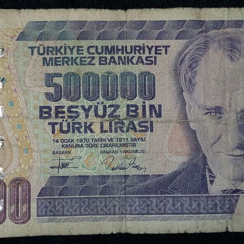 Foreign banknotes used, package all together