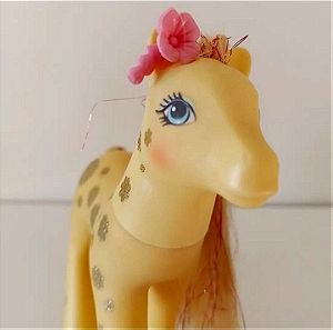 Μικρό μου πόνυ, My little pony yellow G1 Twinkler, Glittery sweetheart sister 1989 Hasbro vintage