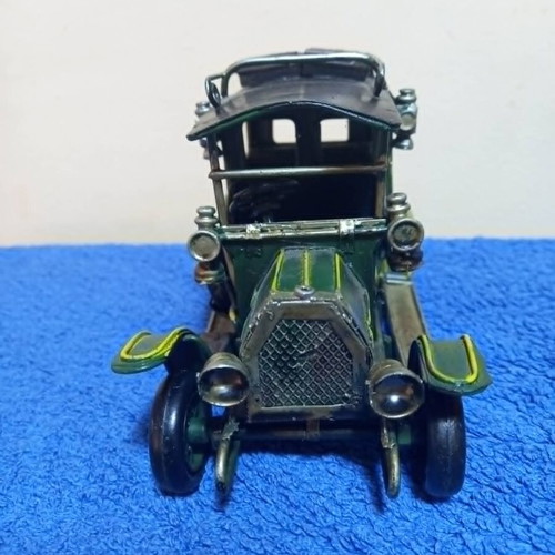 Handmade metal collectible car used