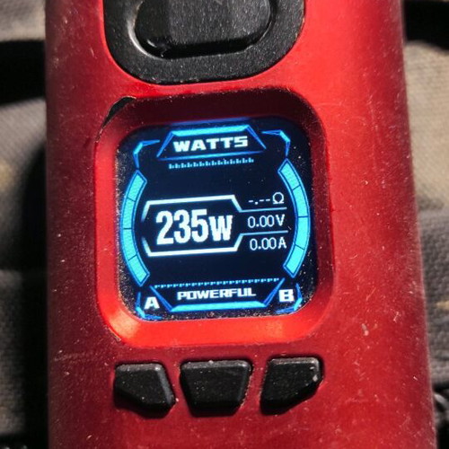 HCIGAR 235Watt κόκκινο μαύρο σαν καινούργιο