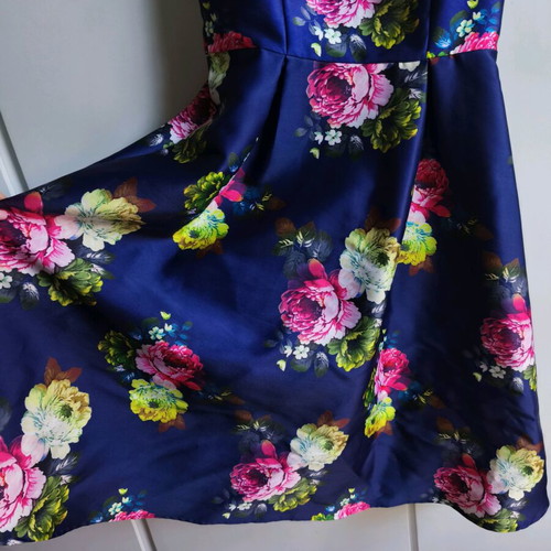 Love boutique cocktail dress like new, blue and purple, size M-L