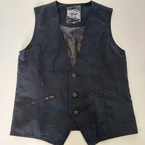 Tom Tompson men's sleeveless vest new, black, size small
