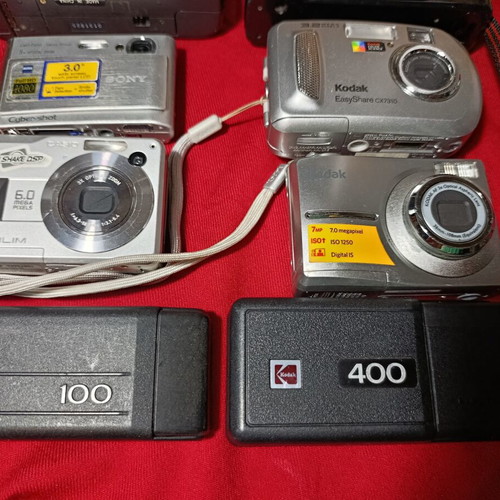 Various cameras used, pack of 8
