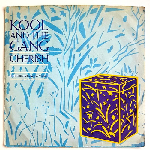 Kool & The Gang Cherish 7" single used, 45 rpm, German pressing 1985