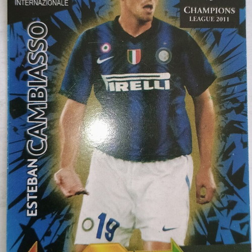 Esteban Cambiasso Inter Milan collectible card
