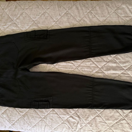 Axel Black Women's Cargo Pants Tencel Size 42 Like New