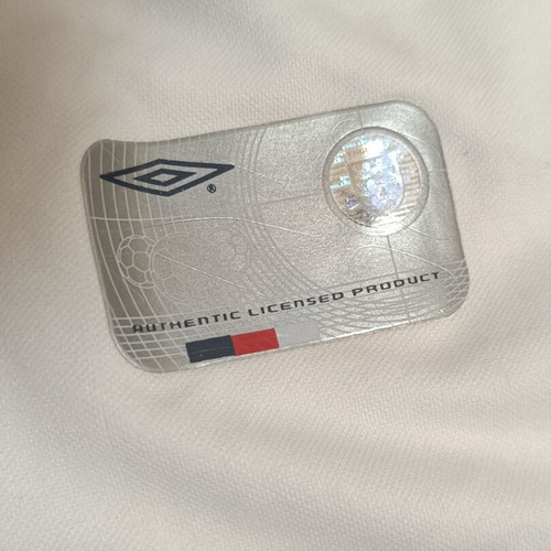 England National Team Umbro 2001 Jersey used, size S
