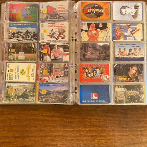 Phone cards set of 420 pieces like new with album