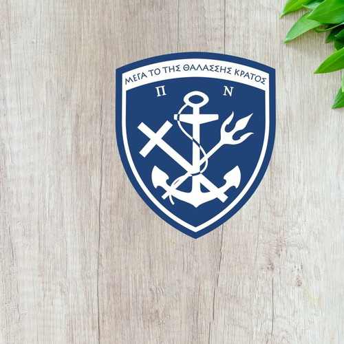 Navy emblem sticker made to order