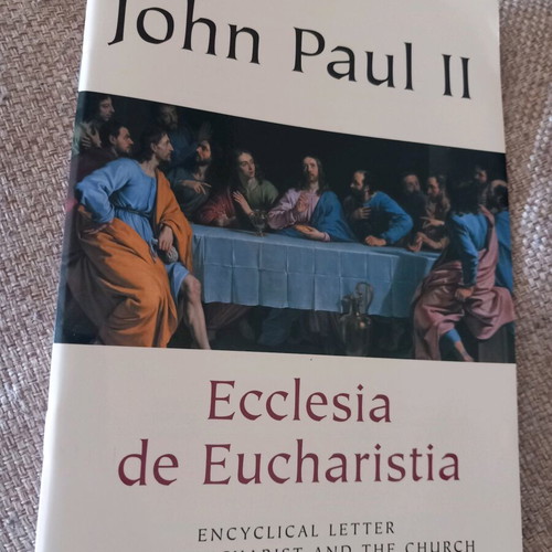 John Paul II Ecclesia de Eucharistia book used