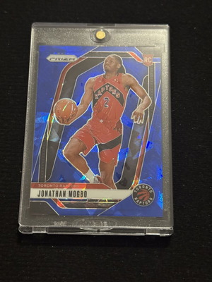 2024-25 Panini Prizm Jonathan Mogbo Blue Ice Rookie Card like new
