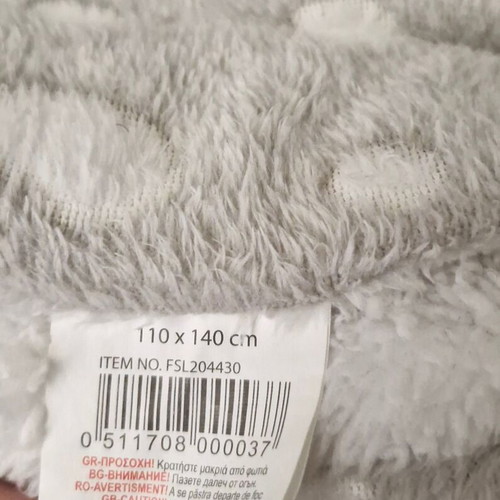 Baby blanket 110x140 like new