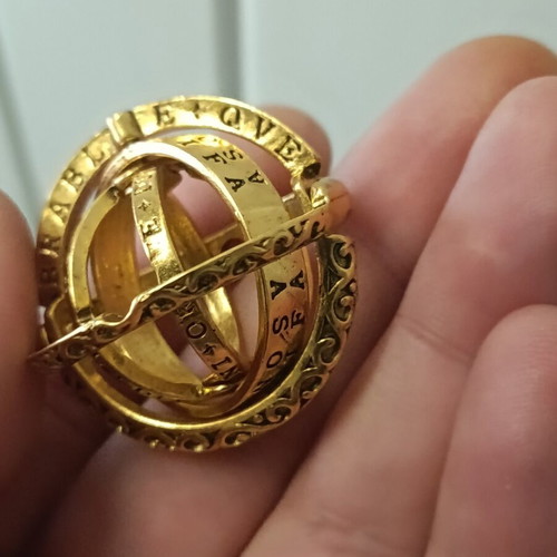 Harry Potter Astronomy Ring new, gold color, inspired by books