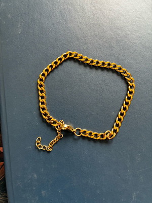 Men's bracelet gold plated new