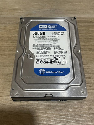 HDD Western Digital Blue 500GB used with 100% health
