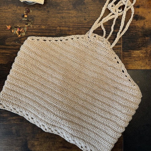 Handmade crochet top made to order