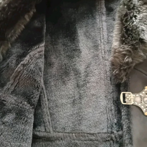 Raxevsky fur jacket black like new, size L