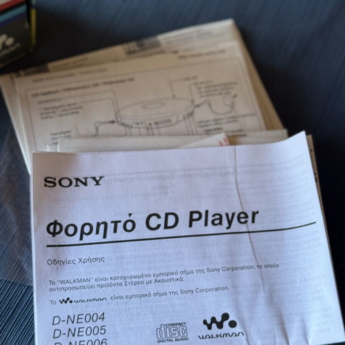 Sony D-NE004 CD Walkman new, portable MP3 player