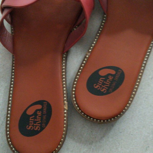 Sunshine anatomical women's sandals size 38, new, burgundy