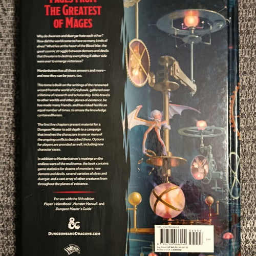 Dungeons & Dragons Mordenkainen's Tome of Foes like new