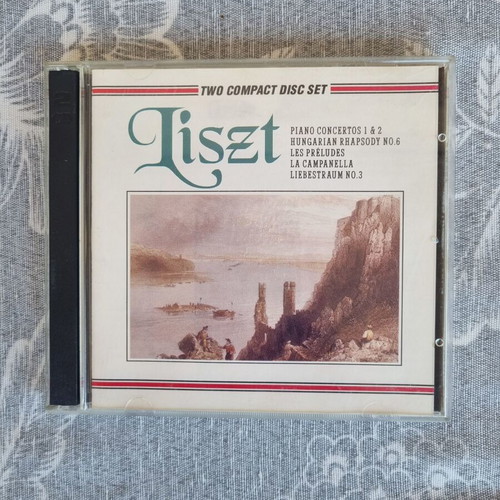 Ferenc Liszt Piano Concertos 1 & 2 2 CD set like new, classic