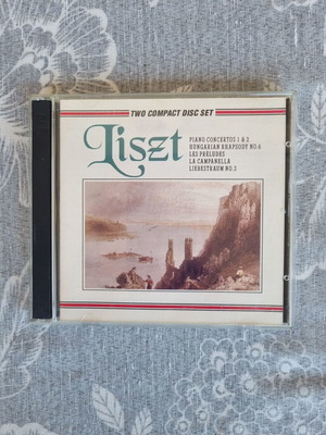 Ferenc Liszt Piano Concertos 1 & 2 2 CD set like new, classic