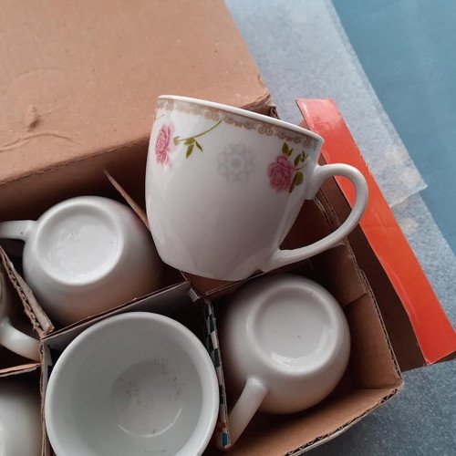 Coffee cup set like new, pack of six