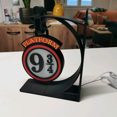 Harry Potter Themed USB Lamp made to order (Platform 9 3/4)