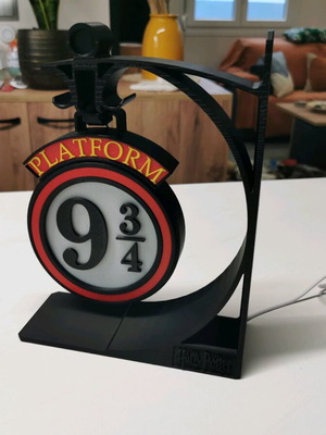 Harry Potter Themed USB Lamp made to order (Platform 9 3/4)