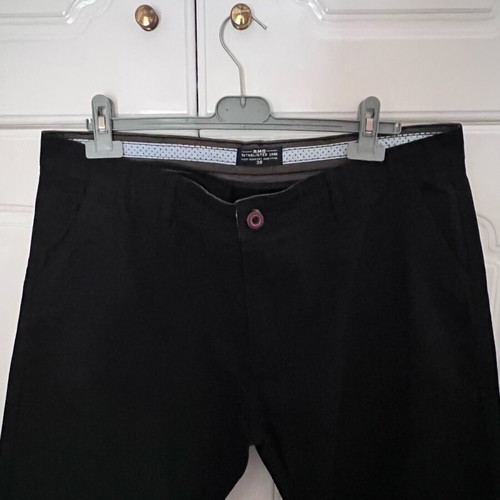 Chino pants men's black XL unused