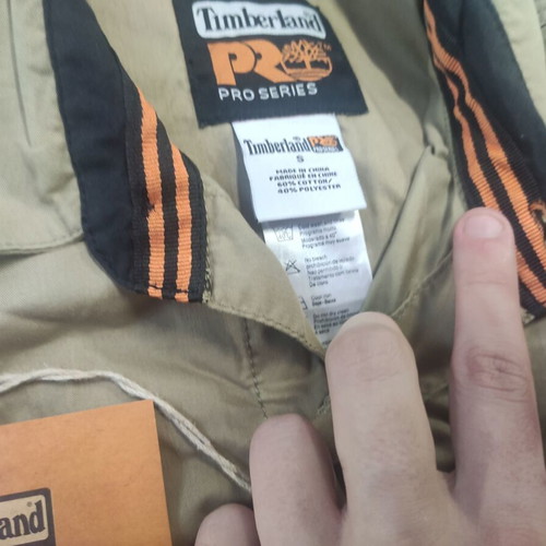 Timberland Pro Series Work Shirt new orange size L