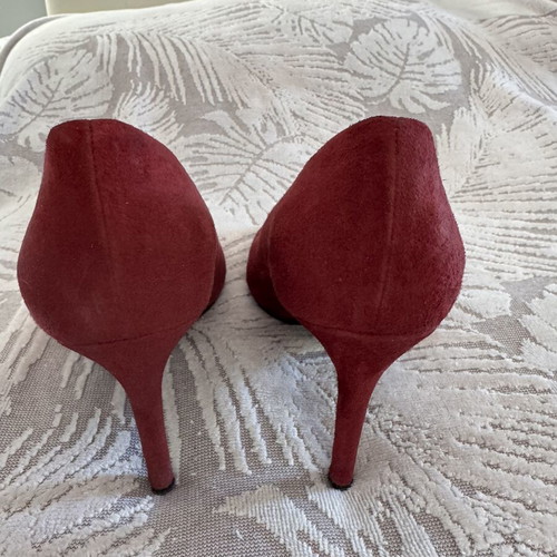 Scarlett women's pumps size 40 made in Italy like new, suede leather