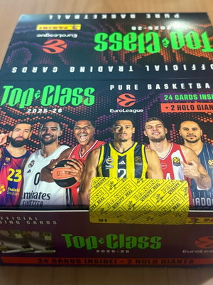 Euroleague Top Class 2026 Panini κούτα με 10 φακελάκια σφραγισμένη καινούργια