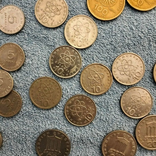 Greek coins pack used in very good condition
