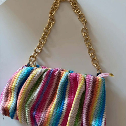 Shoulder bag like new, pink