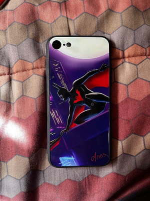 iPhone 7 Batman Beyond custom made case new with hard glass