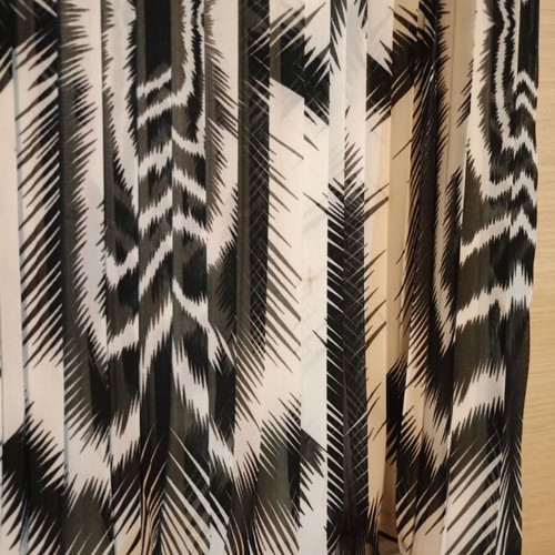 Tribal dress Monsoon size S like new, black and white, pleated skirt