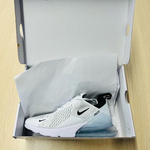 Nike Air Max 270 athletic shoes new, size 43, white