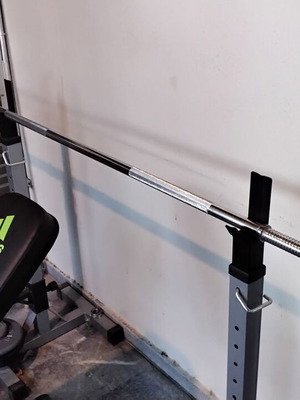 Amila bar 200cm Φ28, 10kg, screw collars, like new