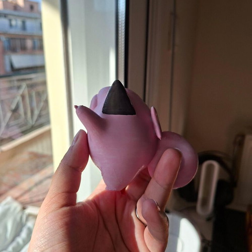 Clefairy 3D printed figure painted with acrylics like new
